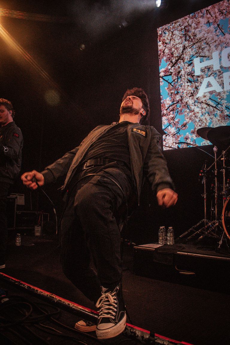 Holding Absence performing live in Adelaide at Lion Arts Factory